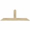 Ekena Millwork Portland Rough Sawn Timber Gable Bracket, Douglas Fir, 48"W x 18"H x 4"D x 4"F, 9/12 Pitch GBW048X18X0404POR00RDF - alternate 1